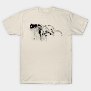 Affectionate Young Elephants | African Wildlife T-Shirt